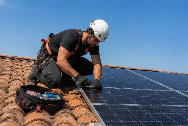 Maintenance et monitoring de panneaux solaires à Templeuve-en-Pévèle