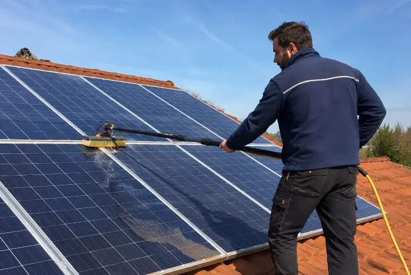 Nettoyage et entretien de panneaux solaires à Templeuve-en-Pévèle
